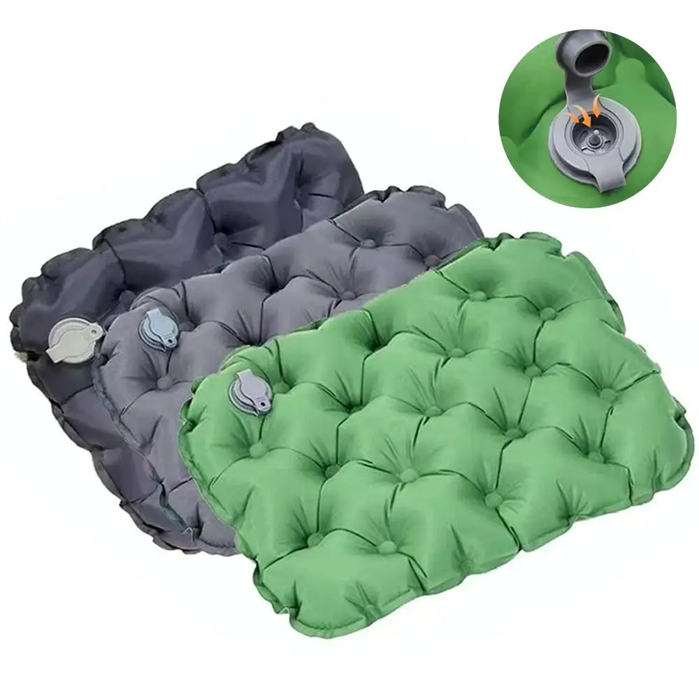 Outdoor Camping Mat Waterproof - Cuscino Gonfiabile Portatile per Seduta, Materassino