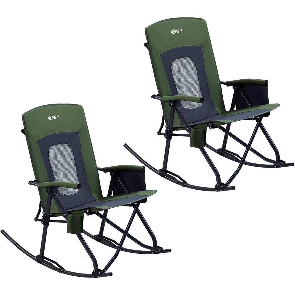 Outdoor Camping Rocker - Sedia a dondolo da campeggio pieghevole