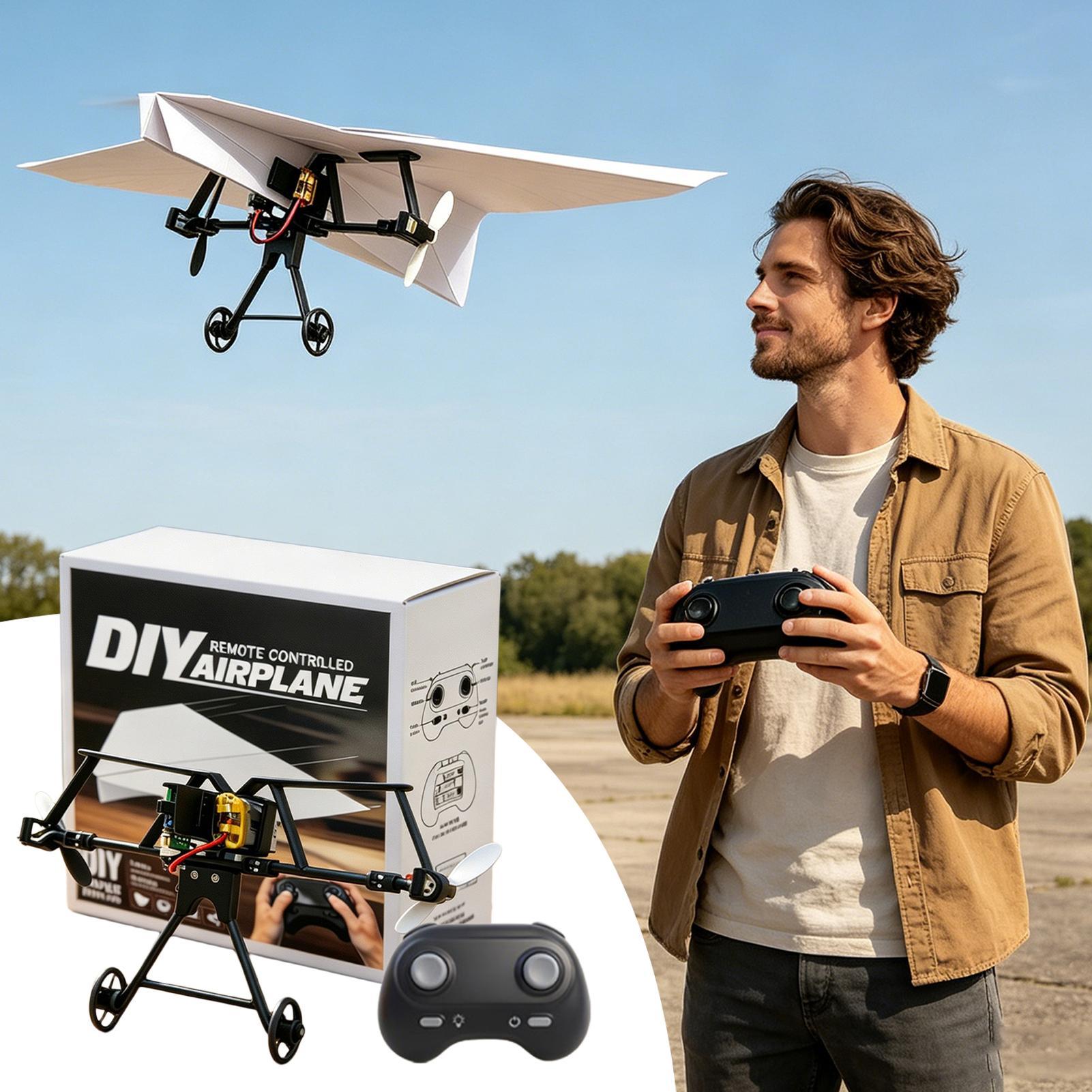 Outdoor Camping Games - Kit Aereo RC in Carta, Giocattolo