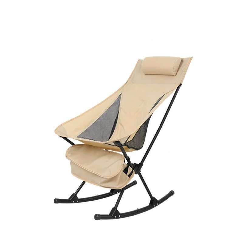 Outdoor Camping Rocker - Sedia da campeggio pieghevole a dondolo