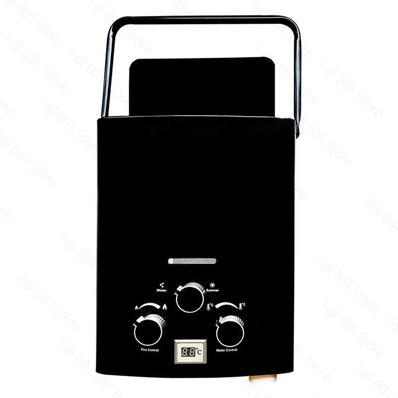 Outdoor Camping Heater - Scaldabagno a Gas Portatile Senza Serbatoio