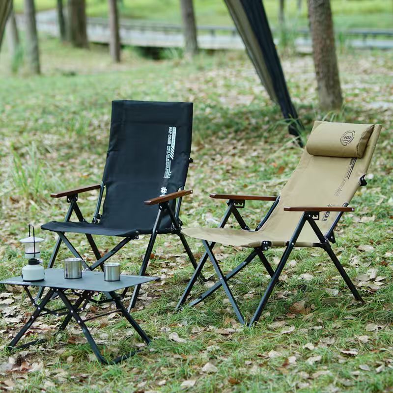 Outdoor Camping Recliner - Sedia da Spiaggia e Campeggio Pieghevole