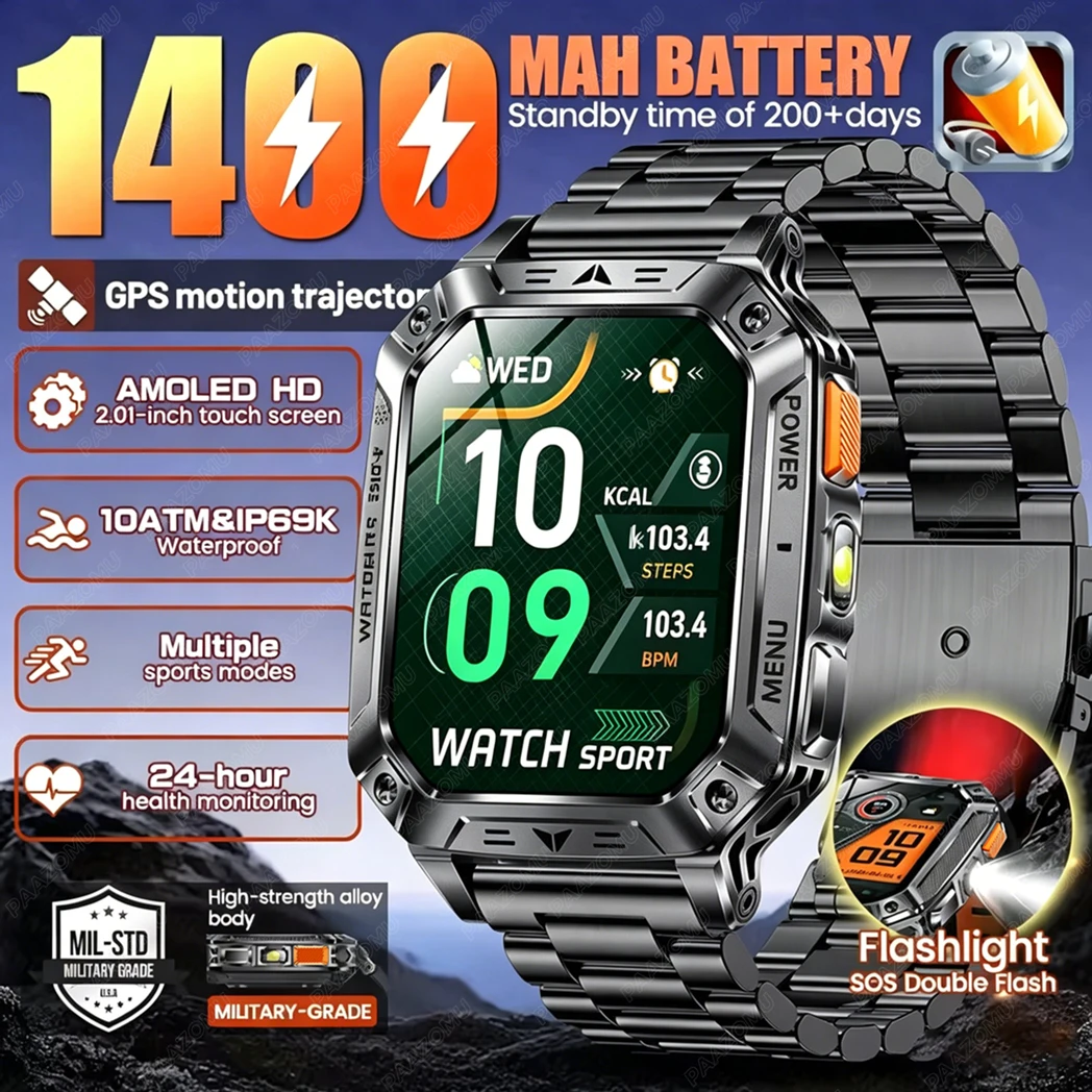 Outdoor Camping Japan - Nuovo Smartwatch Uomo 2026 con Batteria
