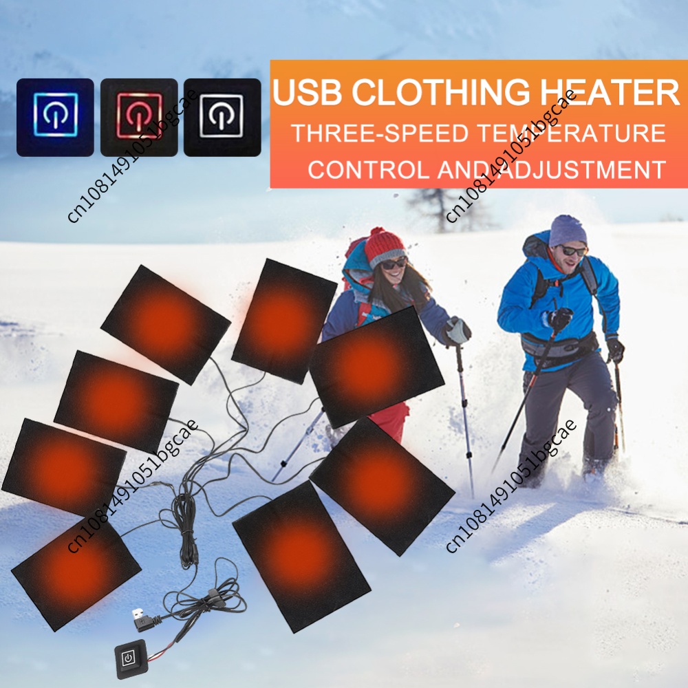 Outdoor Camping Heater - Cuscinetti Riscaldanti USB, Riscaldatore Elettrico per
