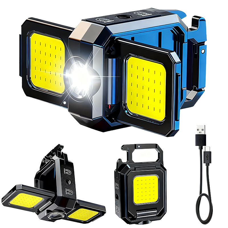 Outdoor Camping Light Portable - Mini torcia portachiavi luce COB lampada
