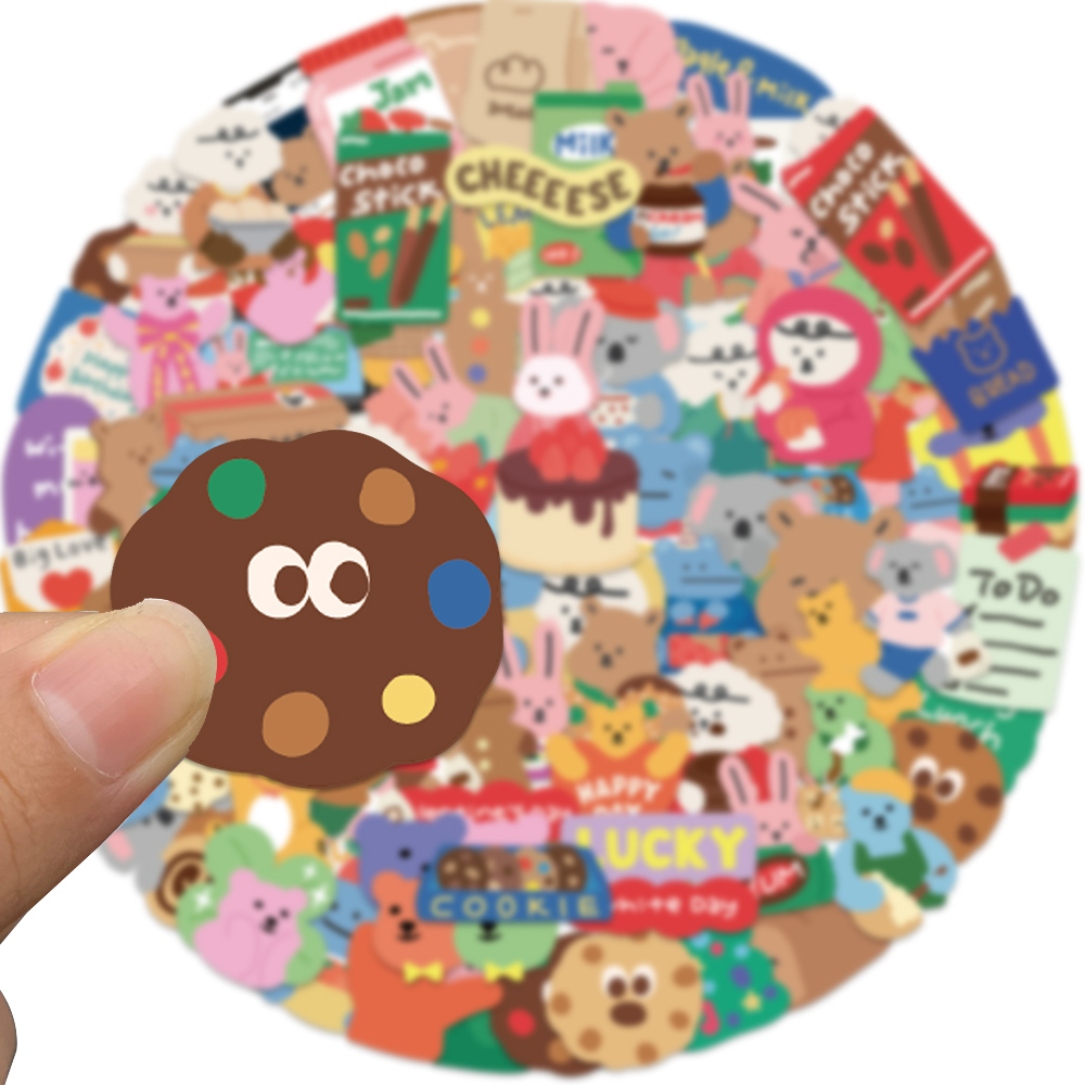 Bear Canister - Confezione da 100 pezzi Cartoon Dailylike
