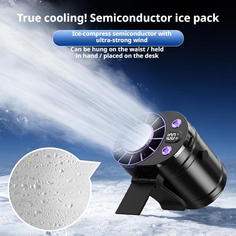 Outdoor Camping Air Conditioner - Ventilatore portatile da cintura con raffreddamento