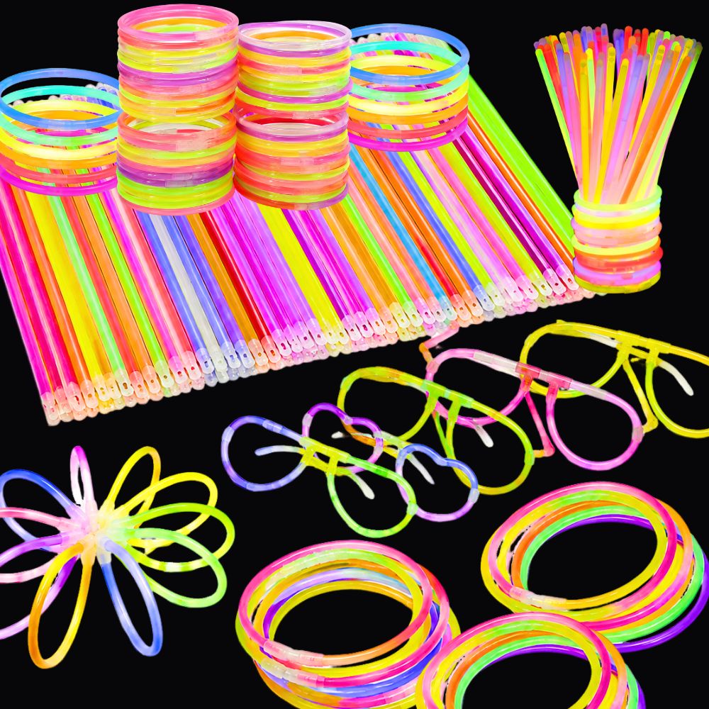 Glow Sticks Survival - 64/121 pezzi di bastoncini luminosi multicolore