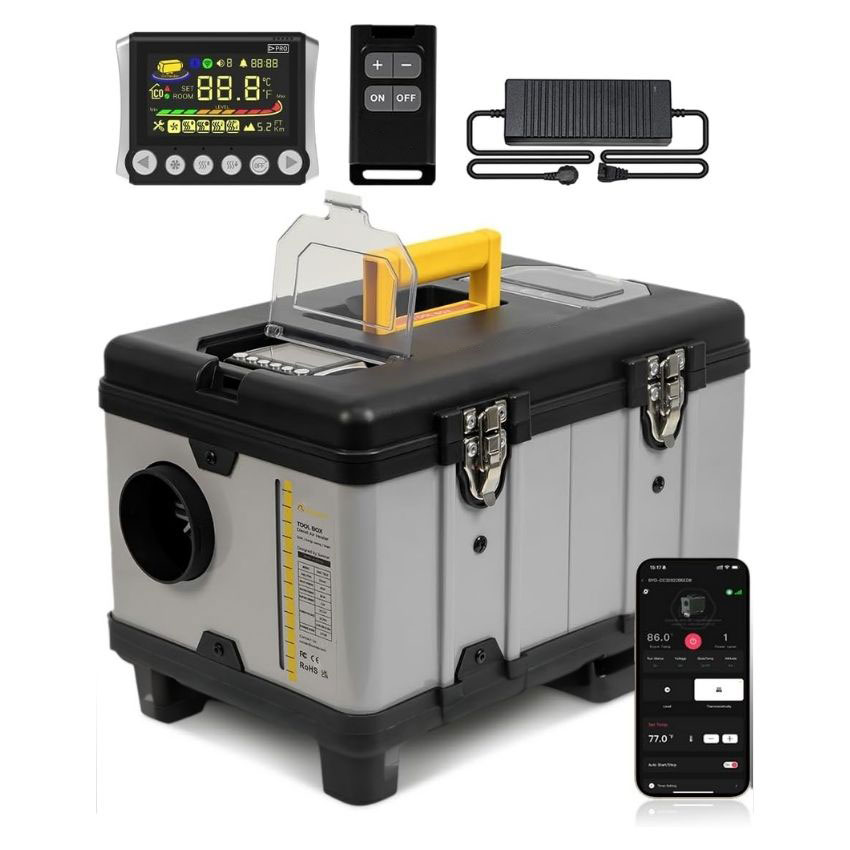 Outdoor Camping Heater - Riscaldatore Diesel Autonomo Tutto in Uno