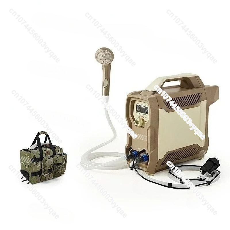 Outdoor Camping Heater - Scaldabagno Elettrico Portatile per Doccia, Riscaldatore