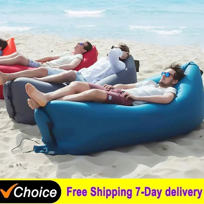 Outdoor Camping Loveseat - Divano Gonfiabile Portatile da Esterno, Poltrona
