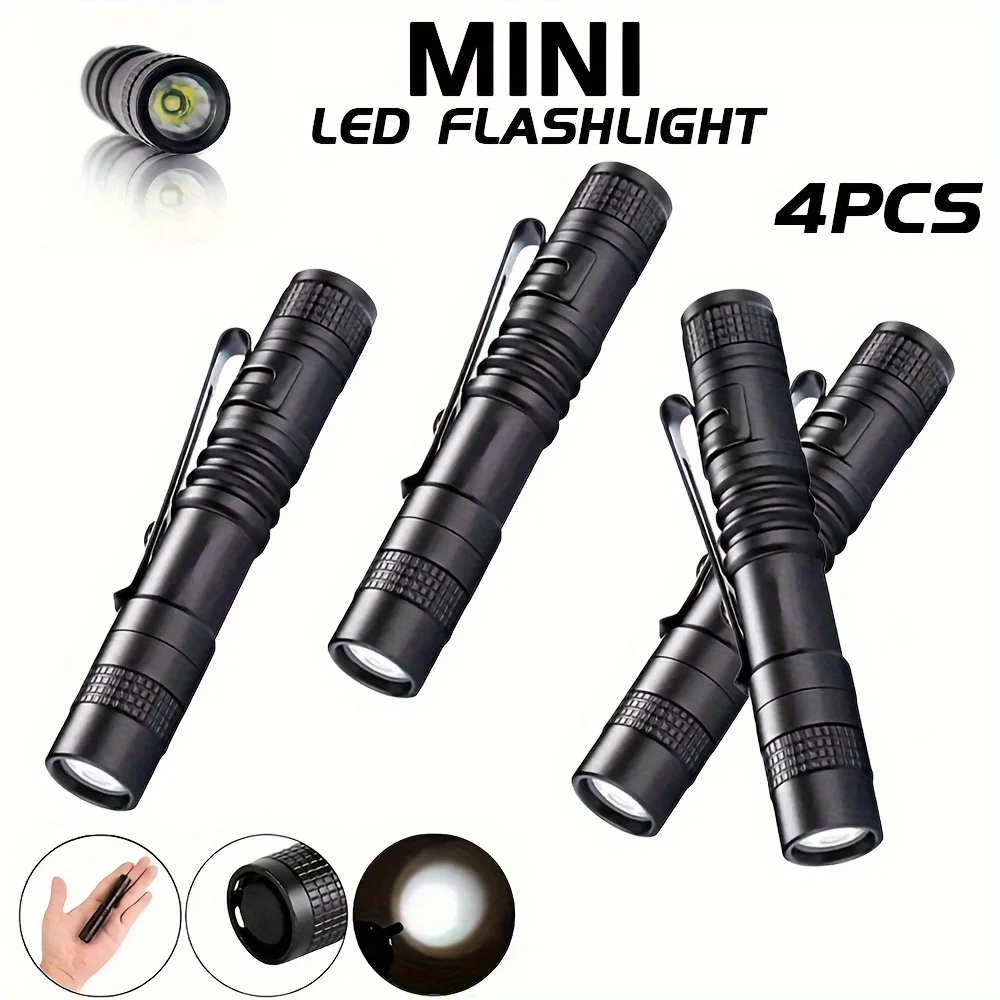 Outdoor Camping Light Portable - 1-4 pezzi mini torcia portatile con