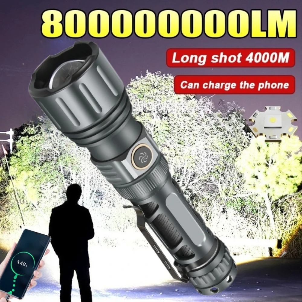 Outdoor Camping Lights - Torcia Super Luminosa Portatile Ricaricabile, Lampada