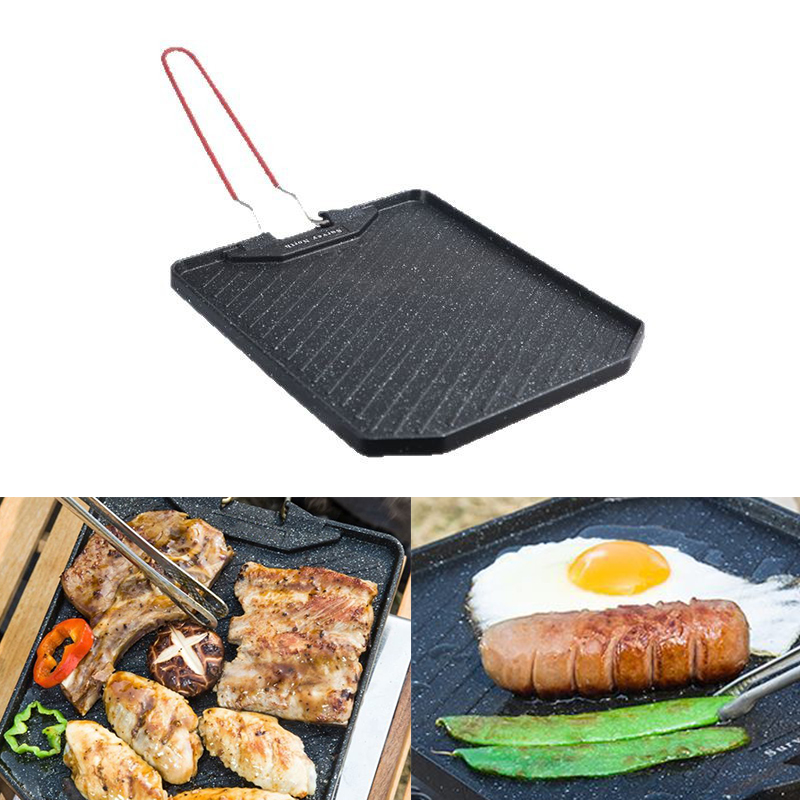 Outdoor Camping Oven - Padella per barbecue da campeggio all'aperto