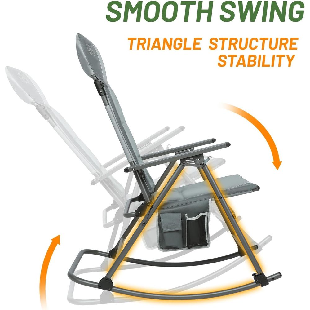 Sedia a dondolo da campeggio o - Outdoor Camping Rocker recensione e prezzo