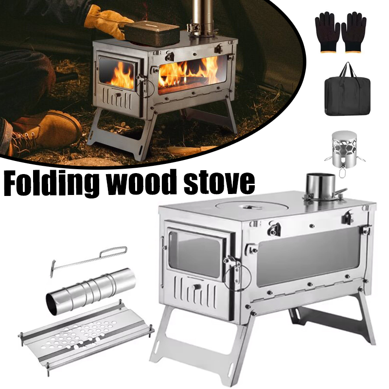 Stufa da tenda portatile in ac - Outdoor Camping Oven recensione e prezzo