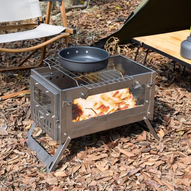 Stufa da tenda portatile in ac - Outdoor Camping Oven recensione e prezzo
