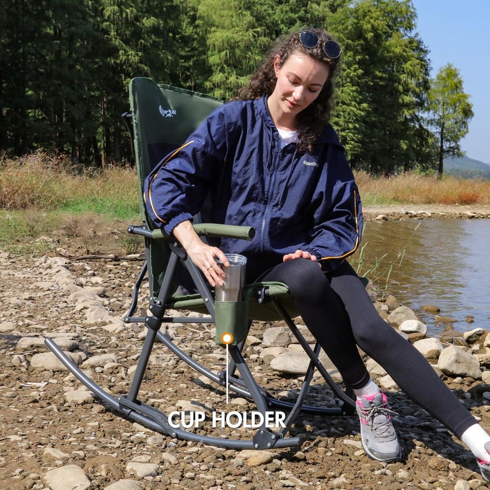 Sedia a dondolo da campeggio p - Outdoor Camping Rocker recensione e prezzo