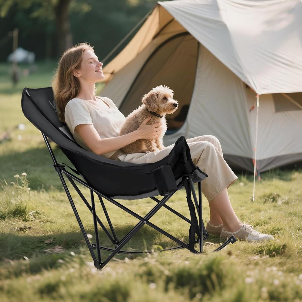 Sedia a dondolo portatile da e - Outdoor Camping Rocker recensione e prezzo