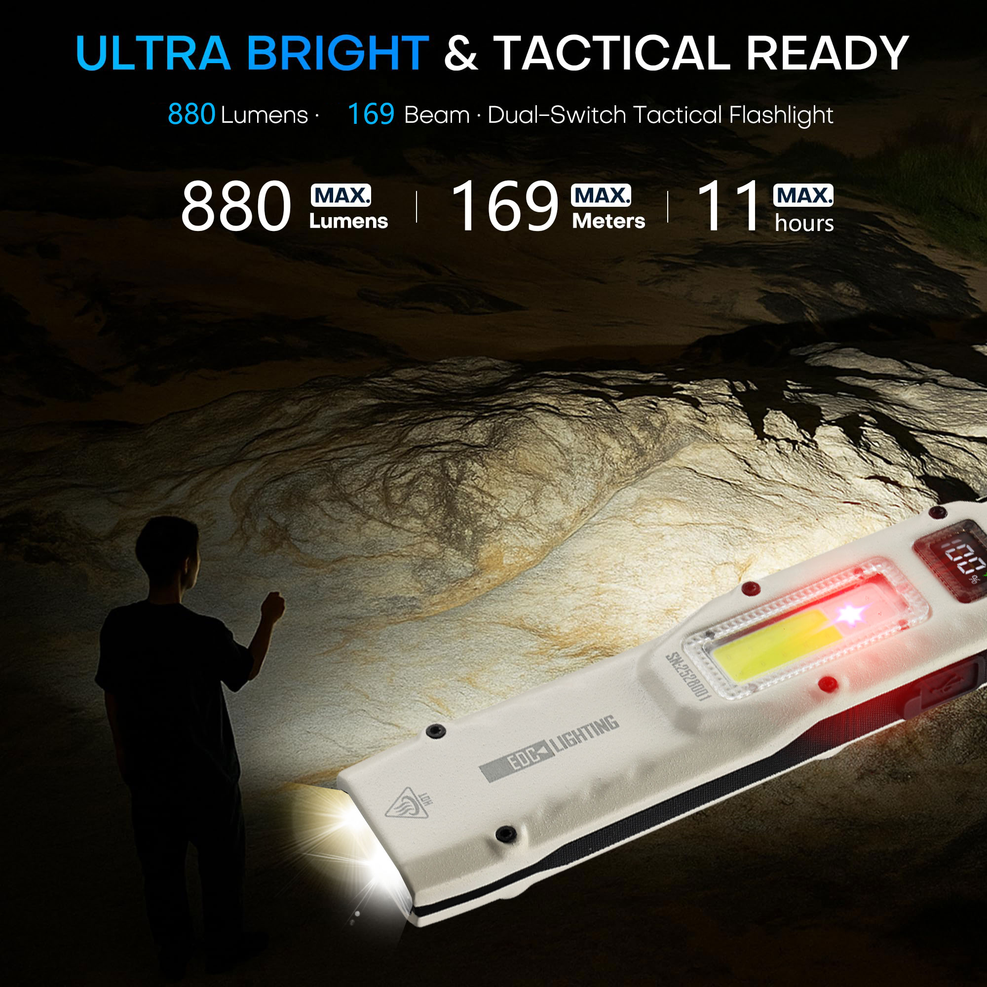 Torcia tattica ultrasottile po - Outdoor Camping Light Portable recensione e prezzo