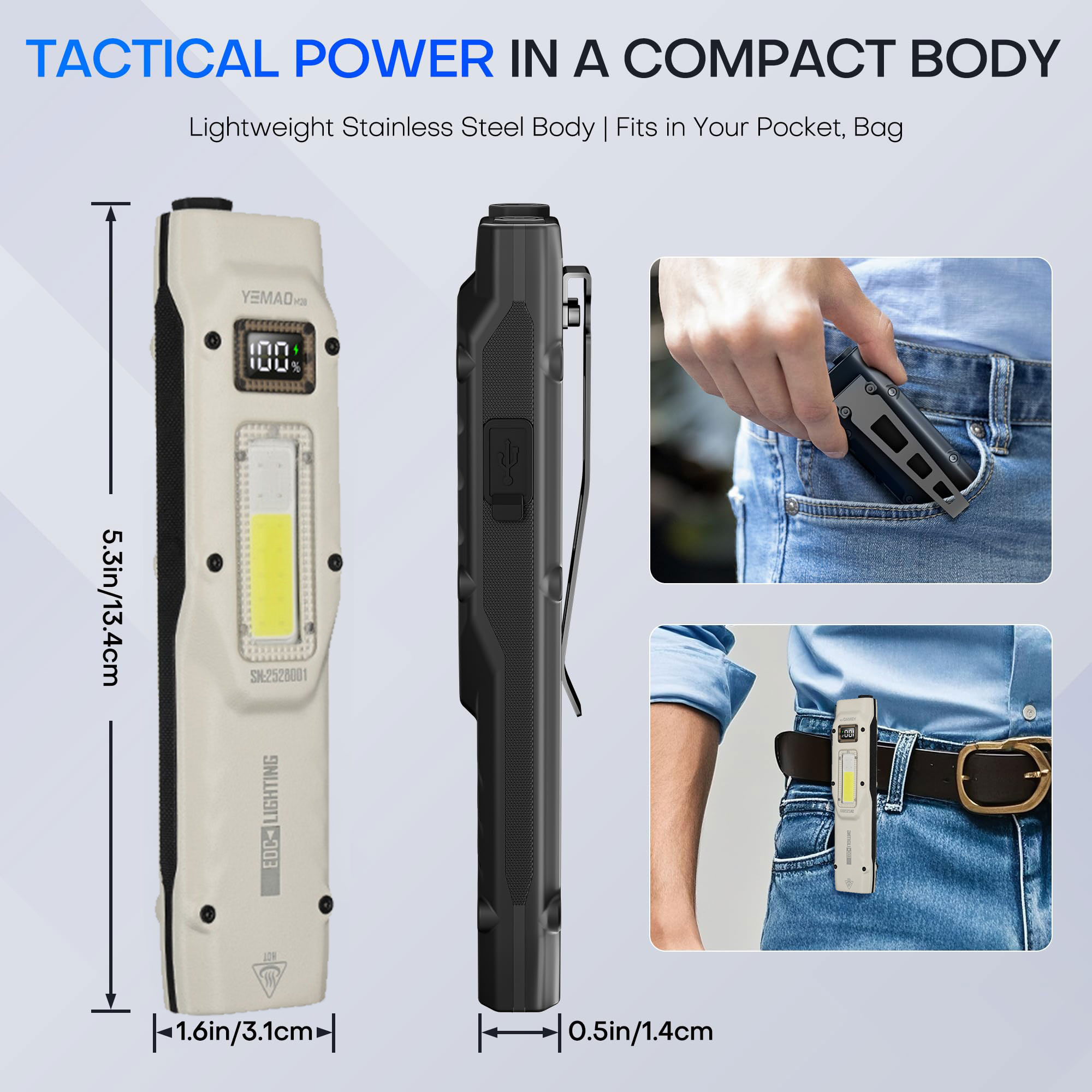 Torcia tattica ultrasottile po - Outdoor Camping Light Portable recensione e prezzo