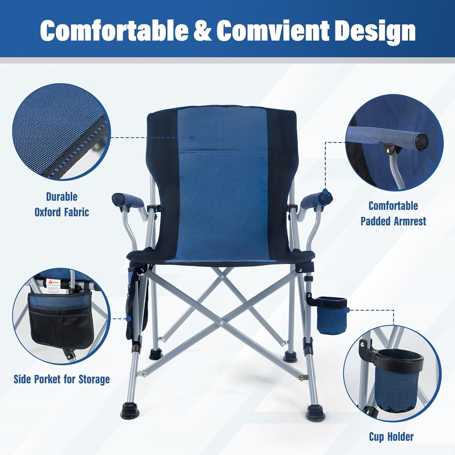 Sedia da Campeggio Pieghevole  - Outdoor Camping Folding Chair recensione e prezzo