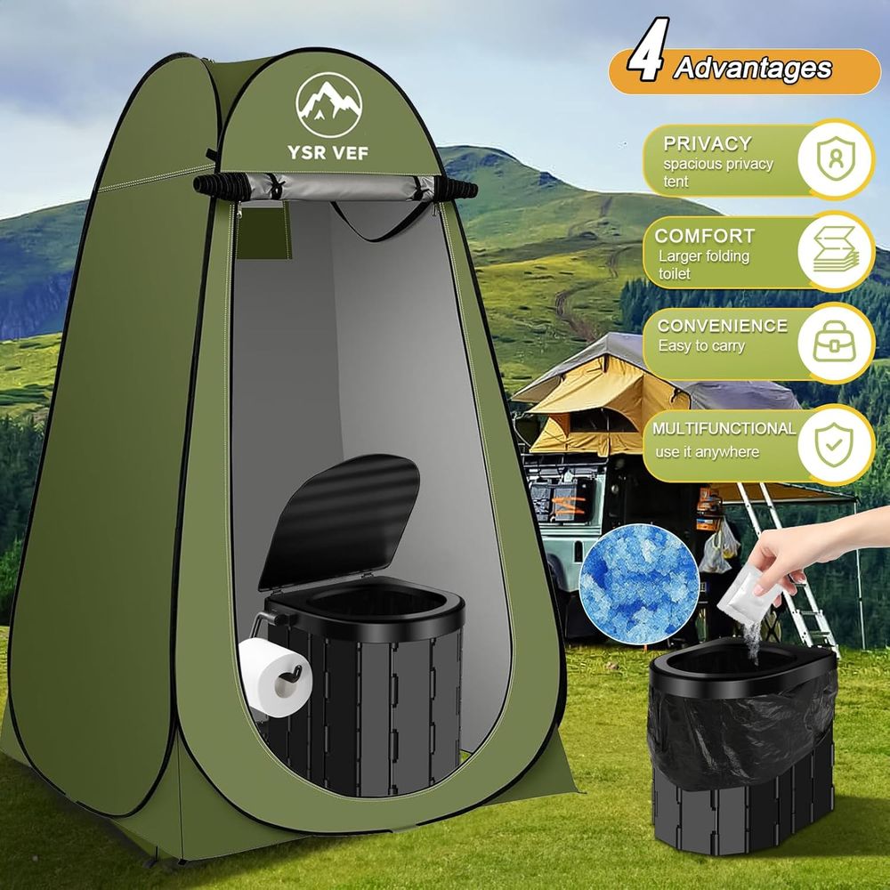 Kit WC Portatile, Toilette da  - Outdoor Camp recensione e prezzo