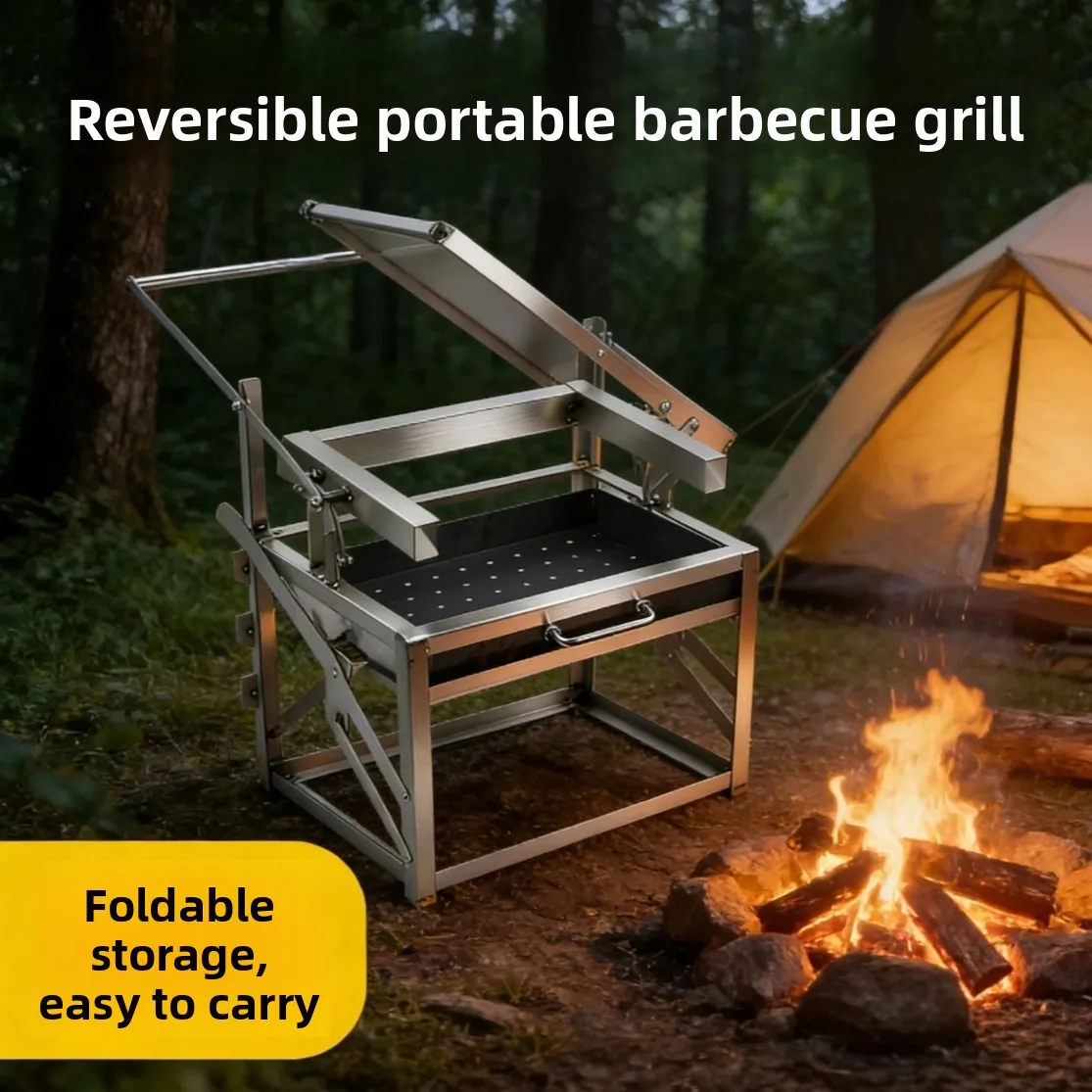 Griglia BBQ Rotante Automatica - Outdoor Camping Oven recensione e prezzo