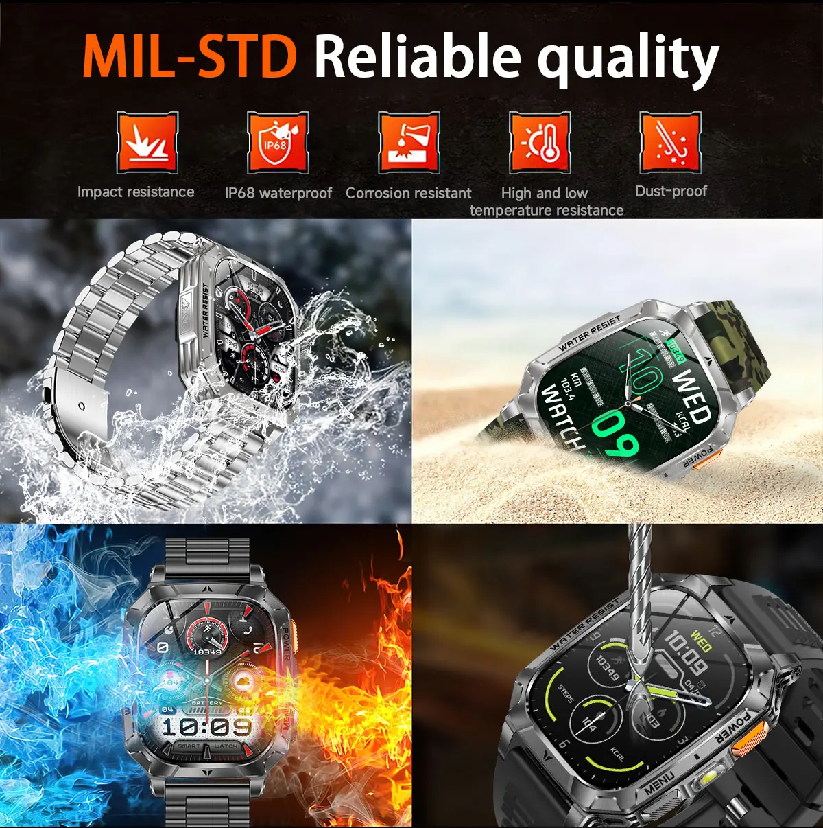 Nuovo Smartwatch Uomo 2026 con - Outdoor Camping Japan recensione e prezzo