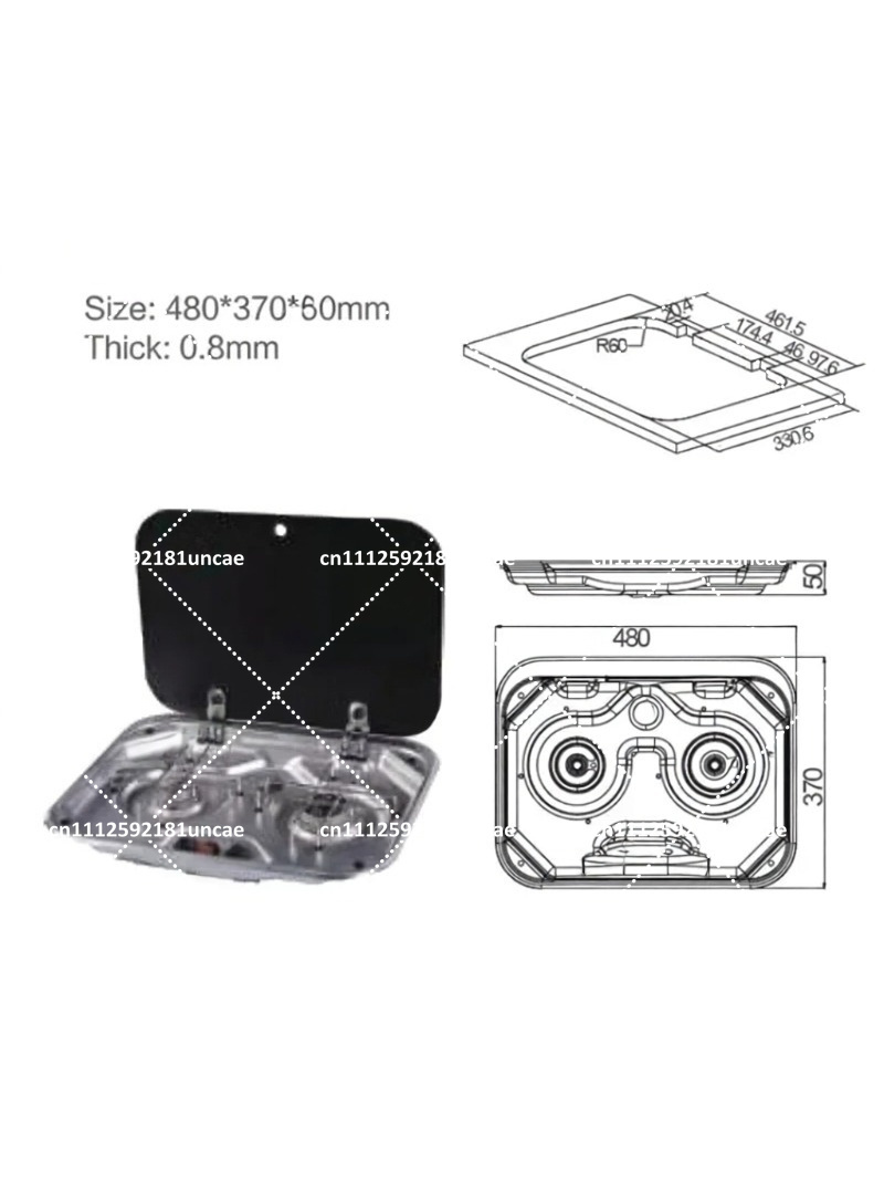 Fornello a Gas Doppio in Accia - Outdoor Camping Stove Wood recensione e prezzo