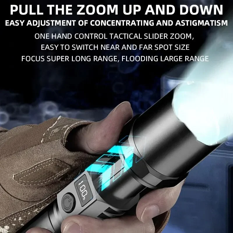 Potente torcia portatile a LED - Outdoor Camping Light Portable recensione e prezzo