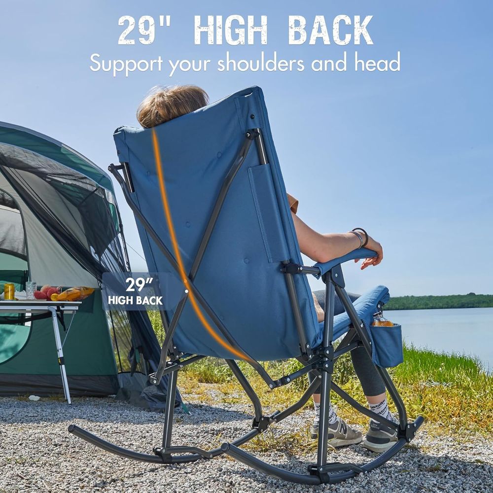 Sedia a dondolo da campeggio p - Outdoor Camping Rocker recensione e prezzo