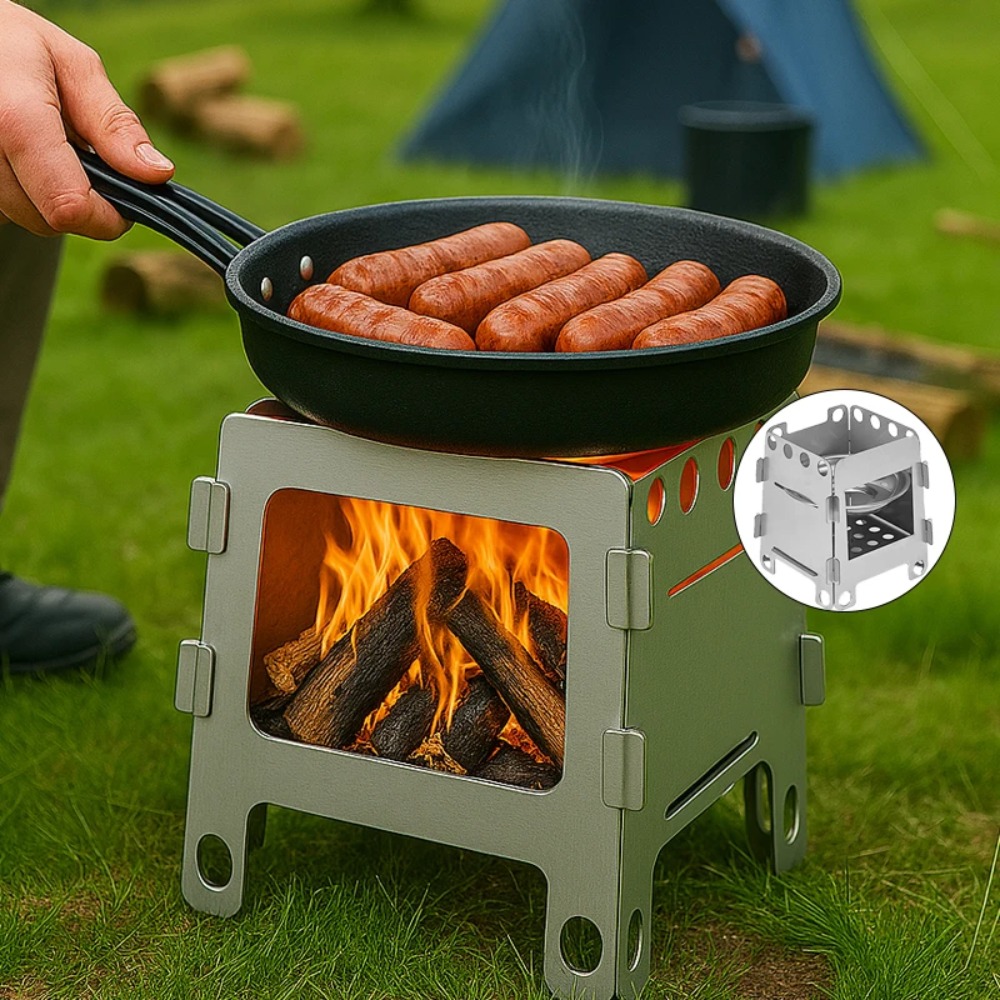 Forno da campeggio Stufa a leg - Outdoor Camping Stove Wood recensione e prezzo