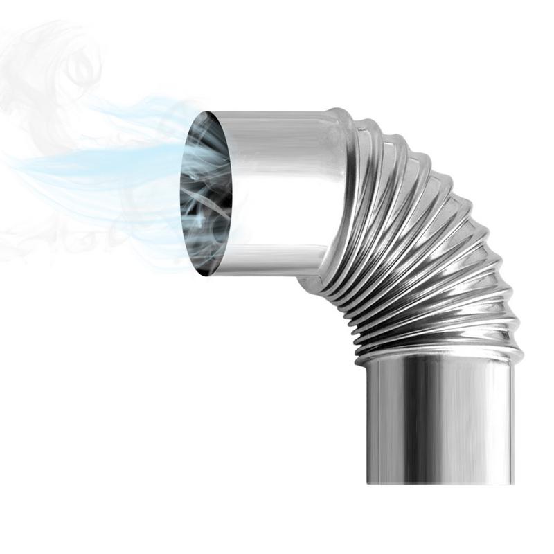 60/75mm In Acciaio Inox Gomito - Outdoor Camping Stove Wood recensione e prezzo