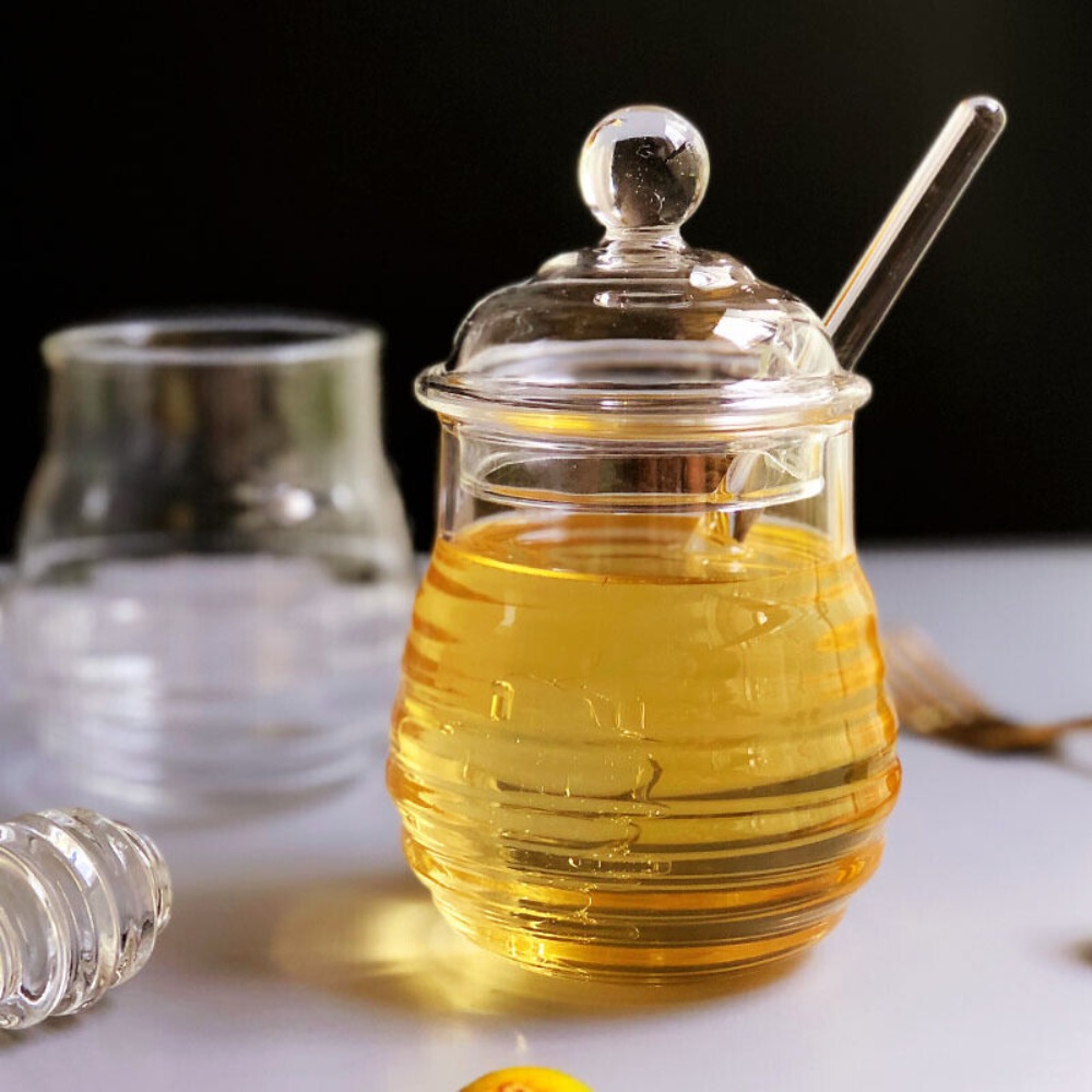 Vaso di miele trasparente con  - Bear Canister recensione e prezzo
