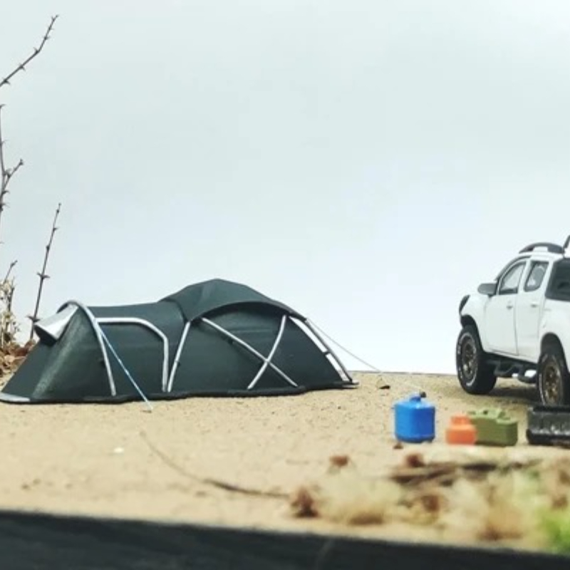 Modello di tenda 1/64 1/87 HO  - Outdoor Camping Games recensione e prezzo