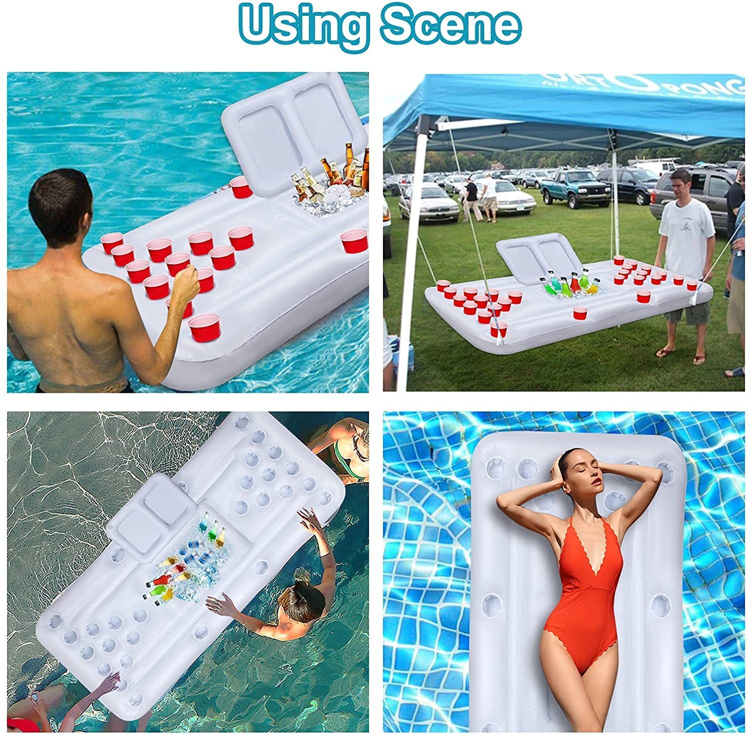Tavolo Gonfiabile Galleggiante - Outdoor Camping Games recensione e prezzo