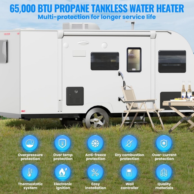 Scaldabagno Istantaneo a Gas P - Outdoor Camping Heater recensione e prezzo