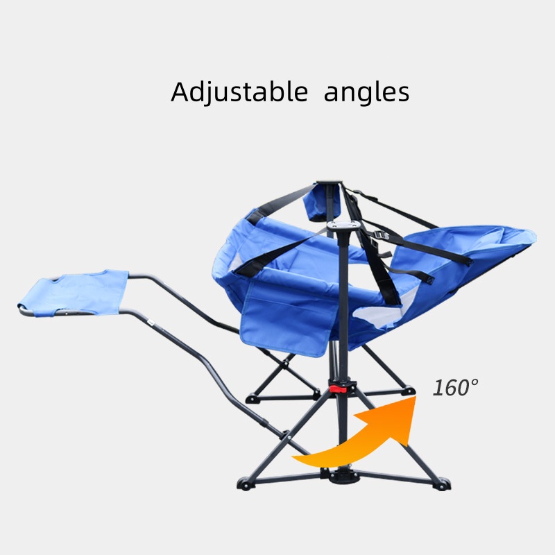 Sedia a dondolo pieghevole por - Outdoor Camping Rocker recensione e prezzo
