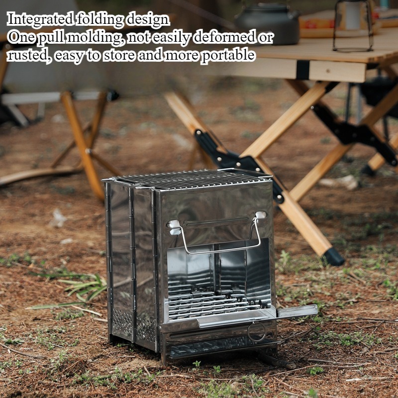 Fornello da campeggio pieghevo - Outdoor Camping Stove Wood recensione e prezzo