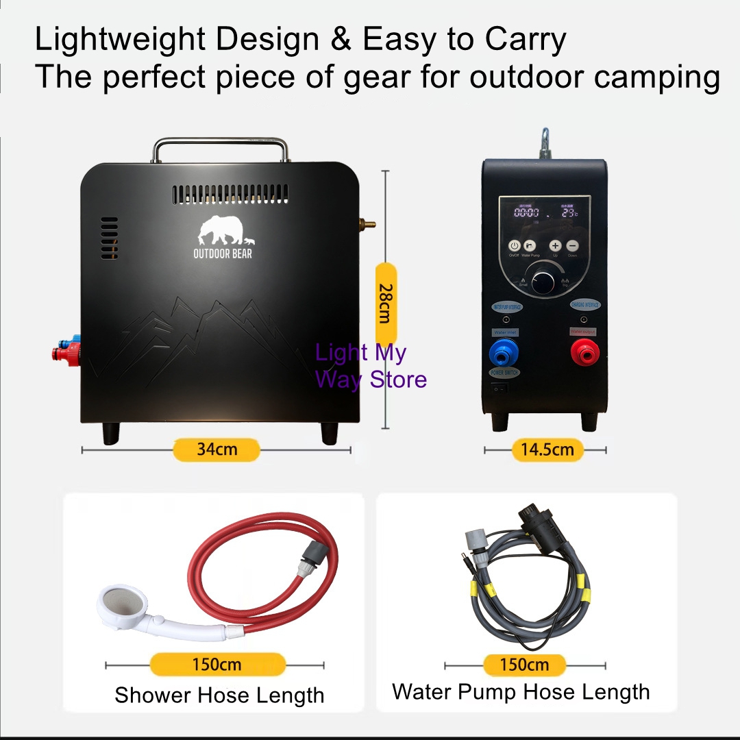 Scaldabagno a Gas Portatile pe - Outdoor Camping Heater recensione e prezzo