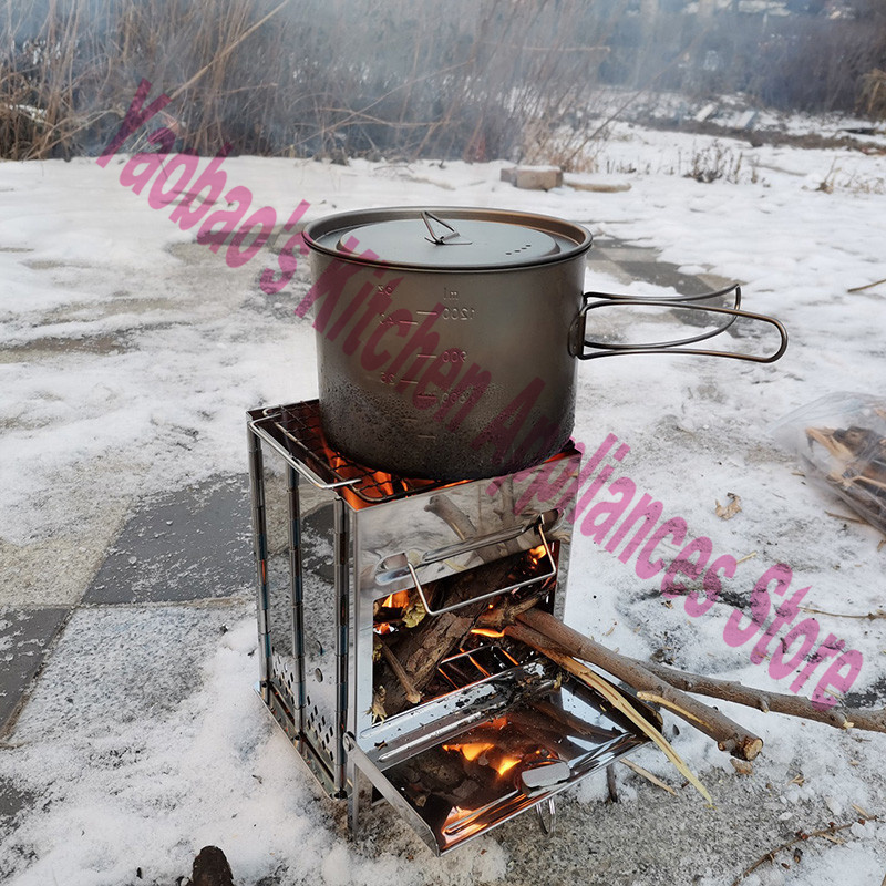 Stufa a Legna per Campeggio, A - Outdoor Camping Stove Wood recensione e prezzo