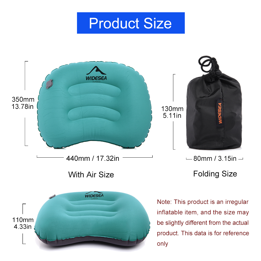 Widesea cuscino gonfiabile por - Outdoor Camping Carpet recensione e prezzo