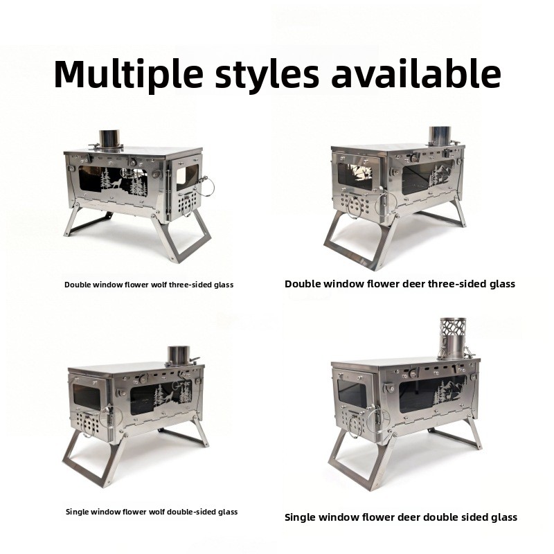Stufa a Legna Pieghevole in Ac - Outdoor Camping Oven recensione e prezzo