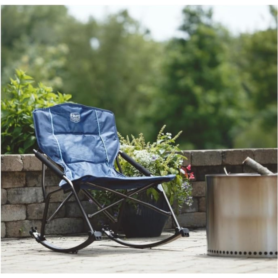 Sedia a dondolo pieghevole da  - Outdoor Camping Rocker recensione e prezzo