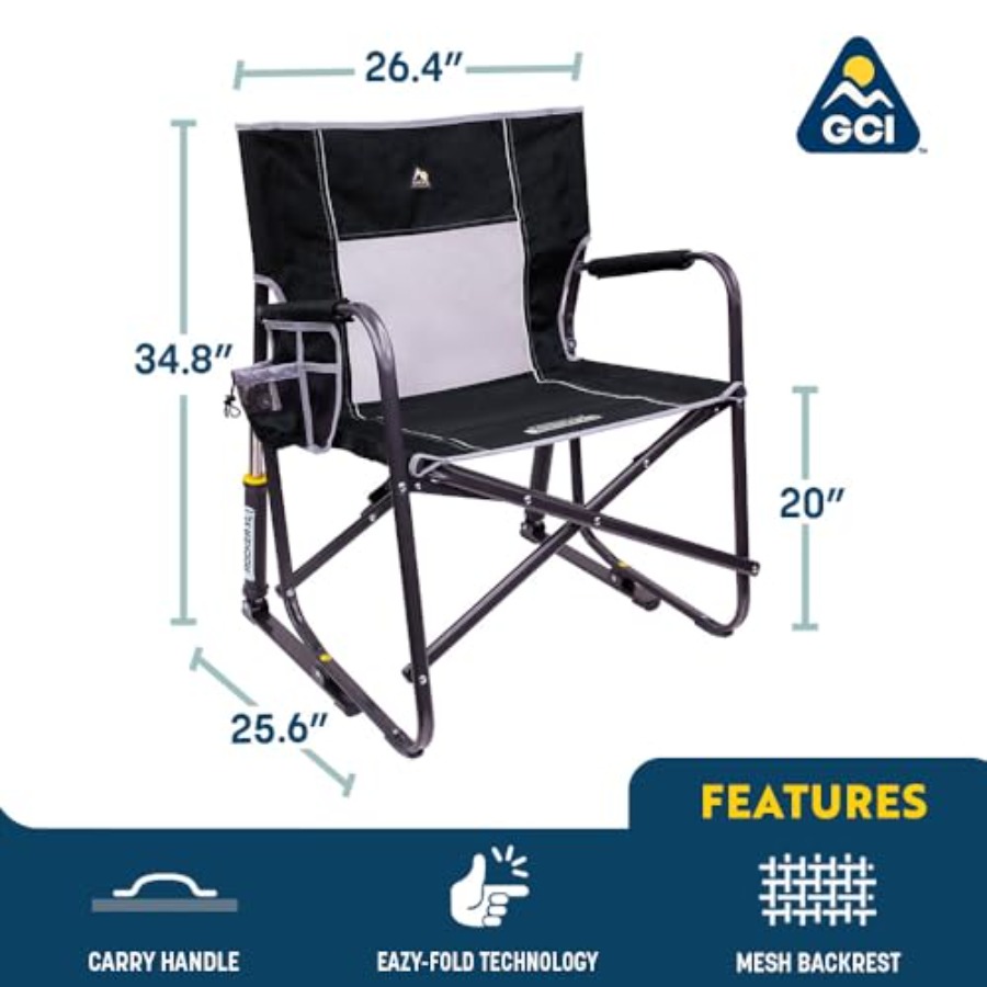 Sedia a dondolo portatile pieg - Outdoor Camping Rocker recensione e prezzo