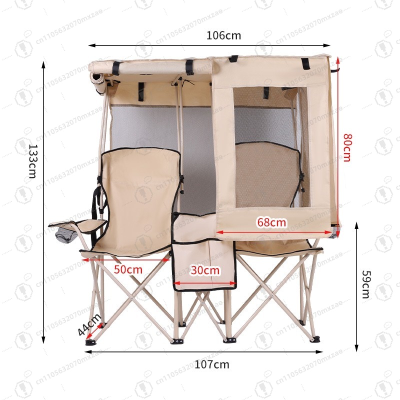 Sedia pieghevole doppia per ca - Outdoor Camping Folding Chair recensione e prezzo