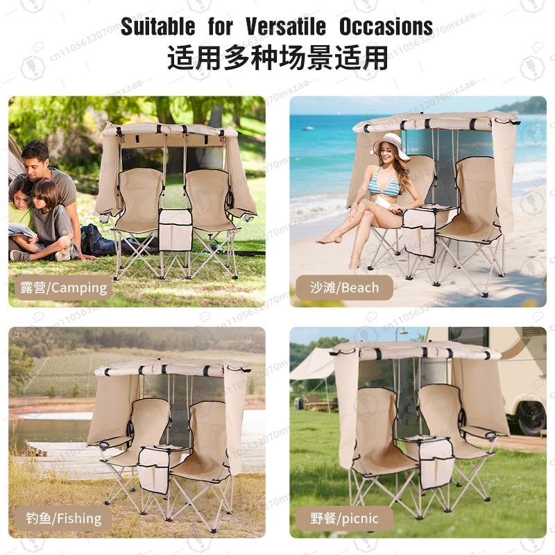 Sedia pieghevole doppia per ca - Outdoor Camping Folding Chair recensione e prezzo
