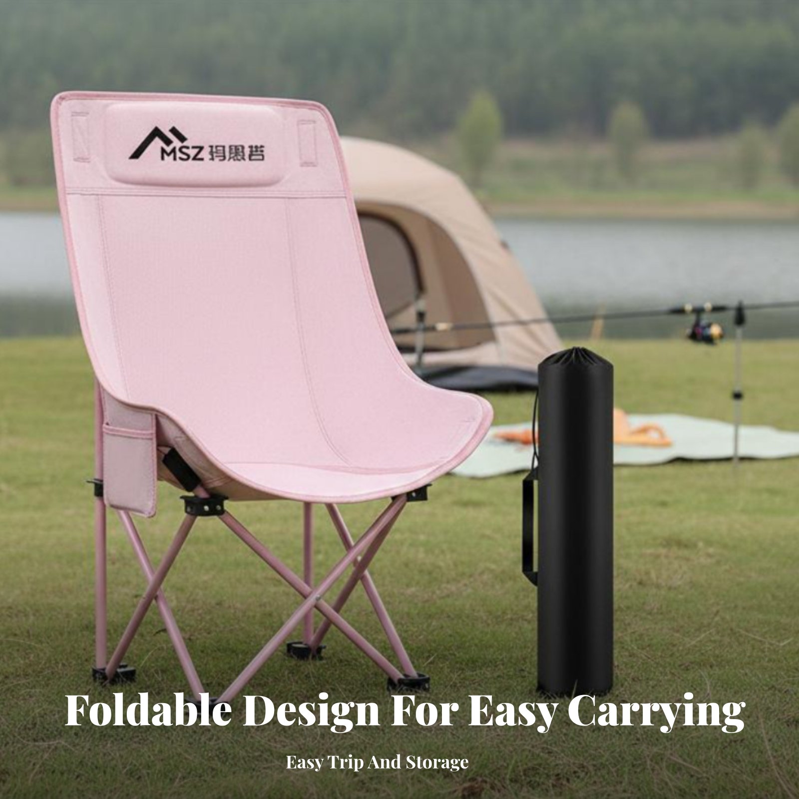 Sedia Pieghevole in Rete con S - Outdoor Camping Recliner recensione e prezzo