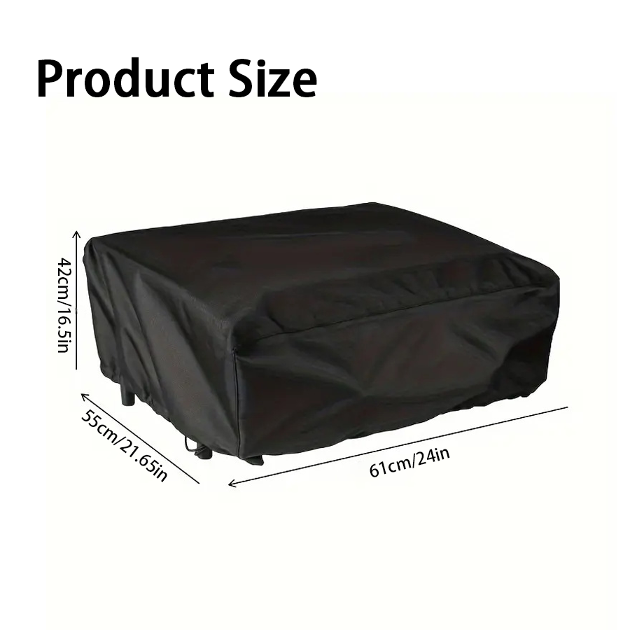 1 copertura protettiva nera pe - Outdoor Camping Oven recensione e prezzo